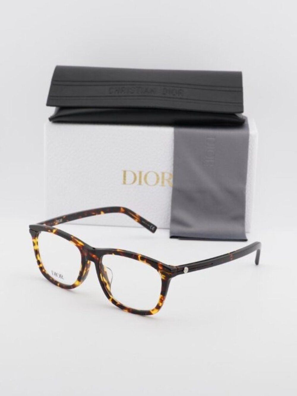 Dior DIORESSENTIALO S2F 2400 Square Eyeglasses - Havana 54mm